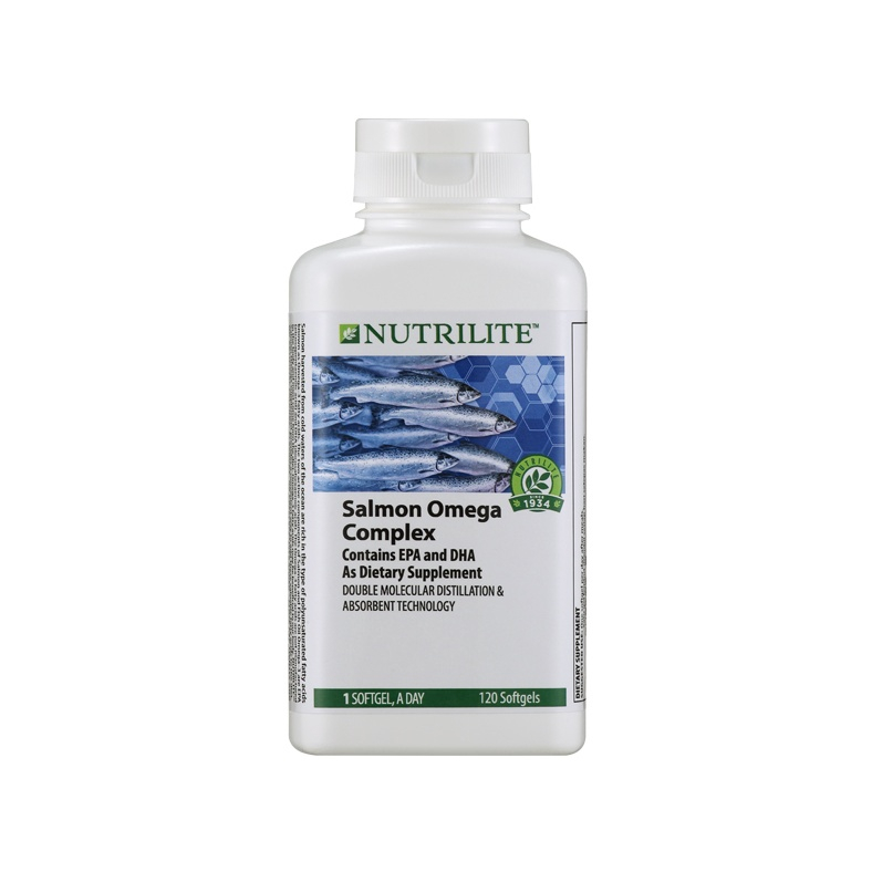 Nutrilite แอมเวย์ Salmon Omega Complex น้ำมันปลา ขนาด 60 และ 120 เม็ด