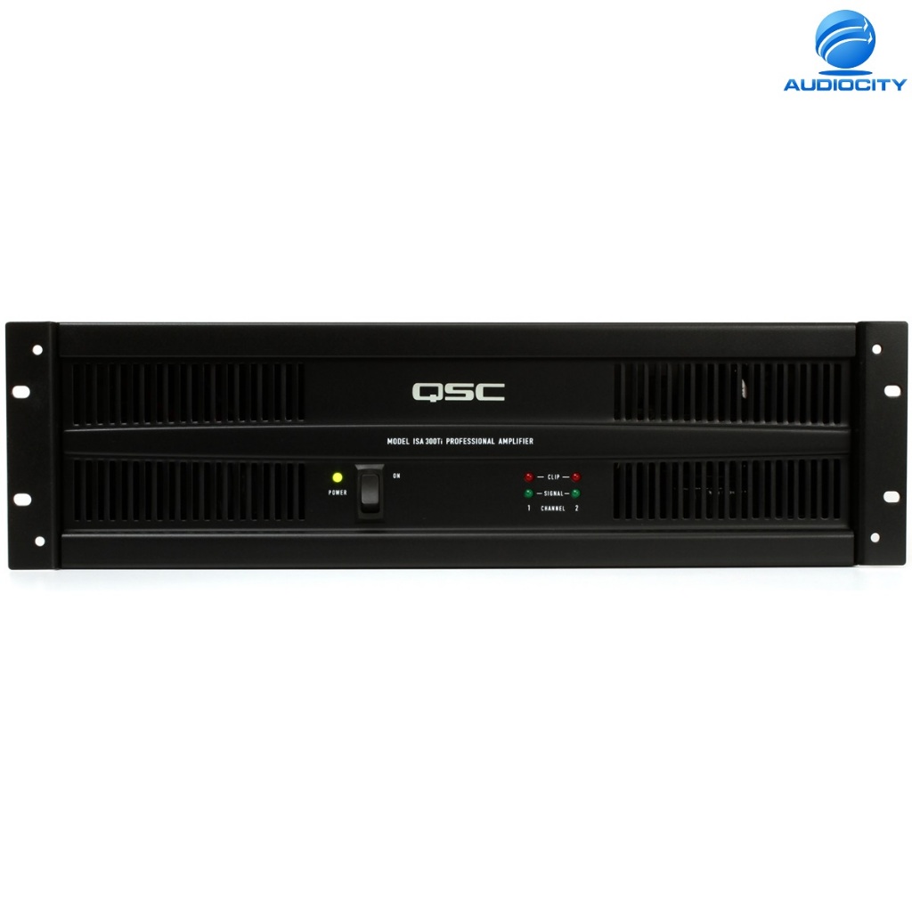 QSC ISA300Ti เครื่องขยายเสียง 2 แชนแนล 185 วัตต์