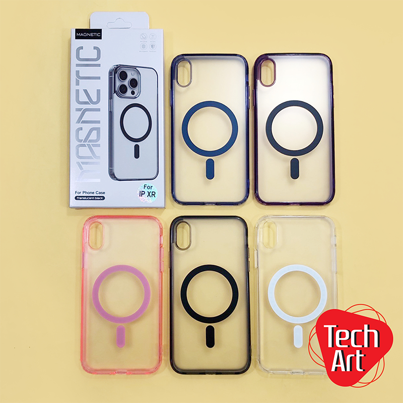 เคสขอบนิ่มหลังแข็งขอบสี เคสแม่เหล็ก ชาร์จไร้สายได้ IX/xs Xr Xsmax 11 11Pm12 12Pro 12Pm 13 13Pro 13Pm