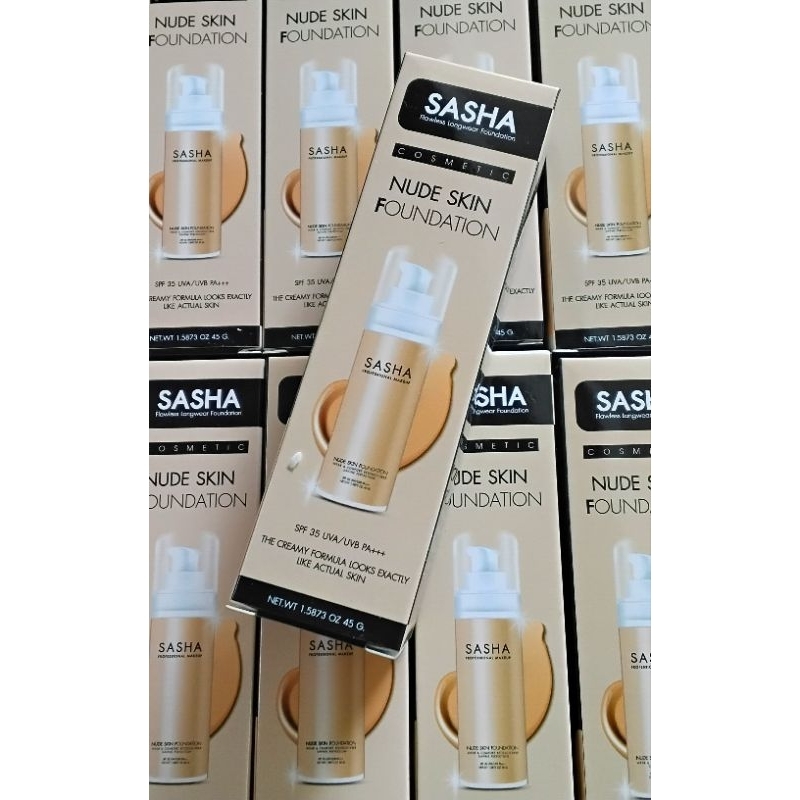 Sasha รองพื้นชาช่า 1 ขวด 45 g