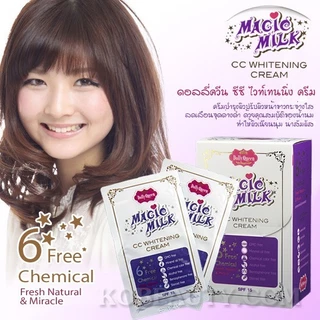 เมจิกมิลค์ ใครๆก็ทาได้Megic milk dolly Queen เบอร์ 01เนื้อขาวCCครีม