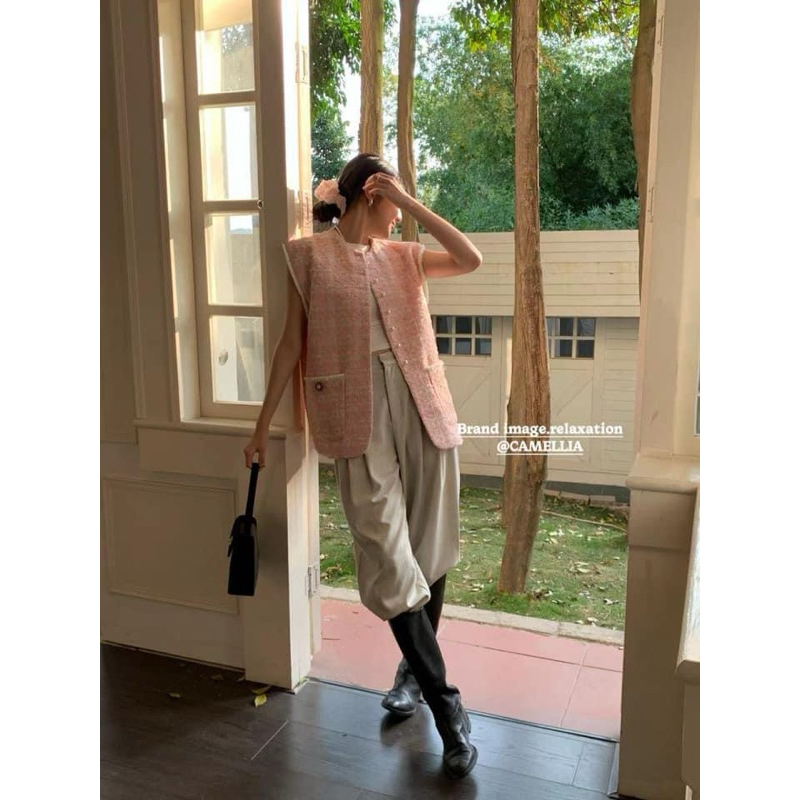 Blazer ทรง Oversize ผ้าทวิต