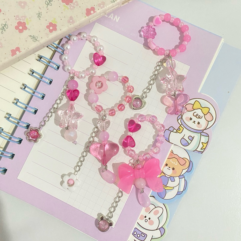 สายรัดเข็มขัด นักเรียน นักศึกษาโทนชมพูChocky pink น่ารักๆ