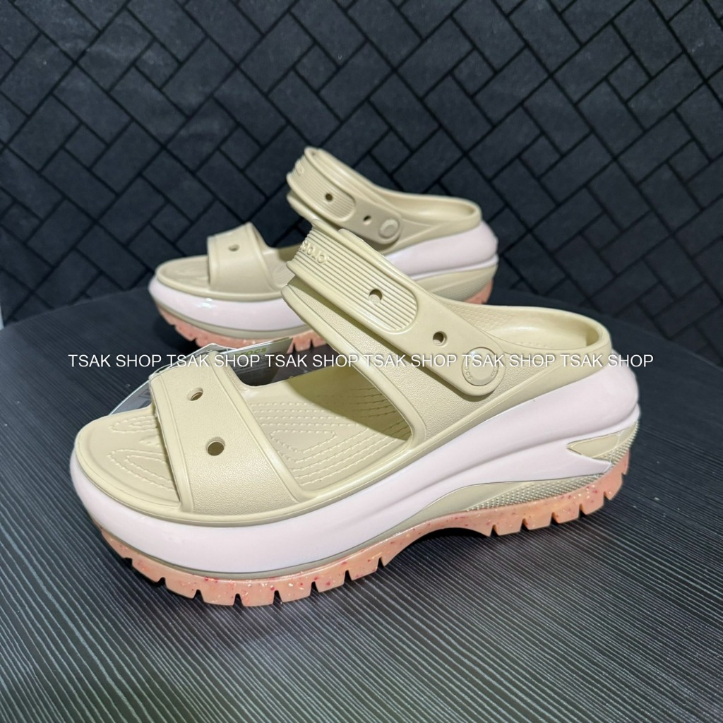 รองเท้าแตะแบบ เสริมส้น รุ่นMega CR Slide สำหรับวัยรุ่น ใส่เสริมสูง สวยมาก พร้อมส่ง