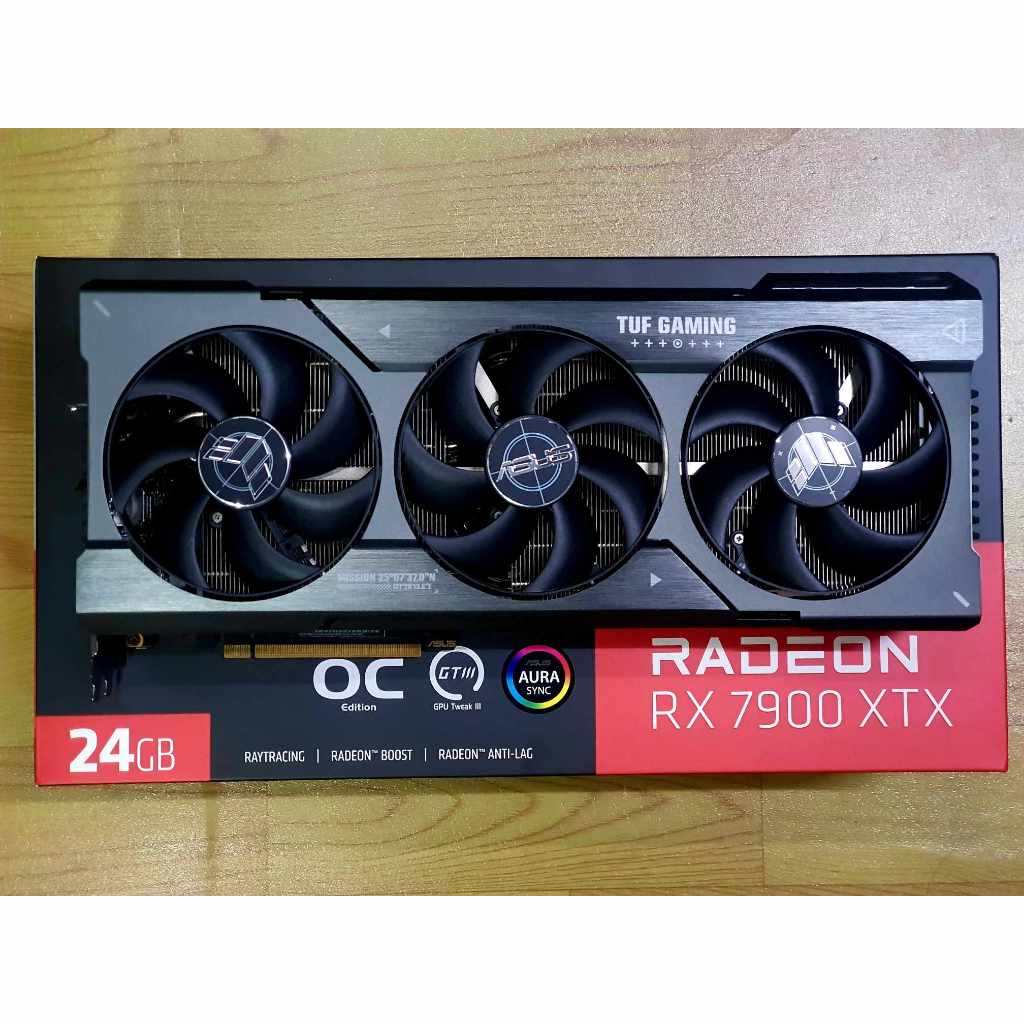 ขายการ์ดจอมือสอง ASUS TUF GAMING RADEON RX 7900 XTX OC EDITION 24GB GDDR6