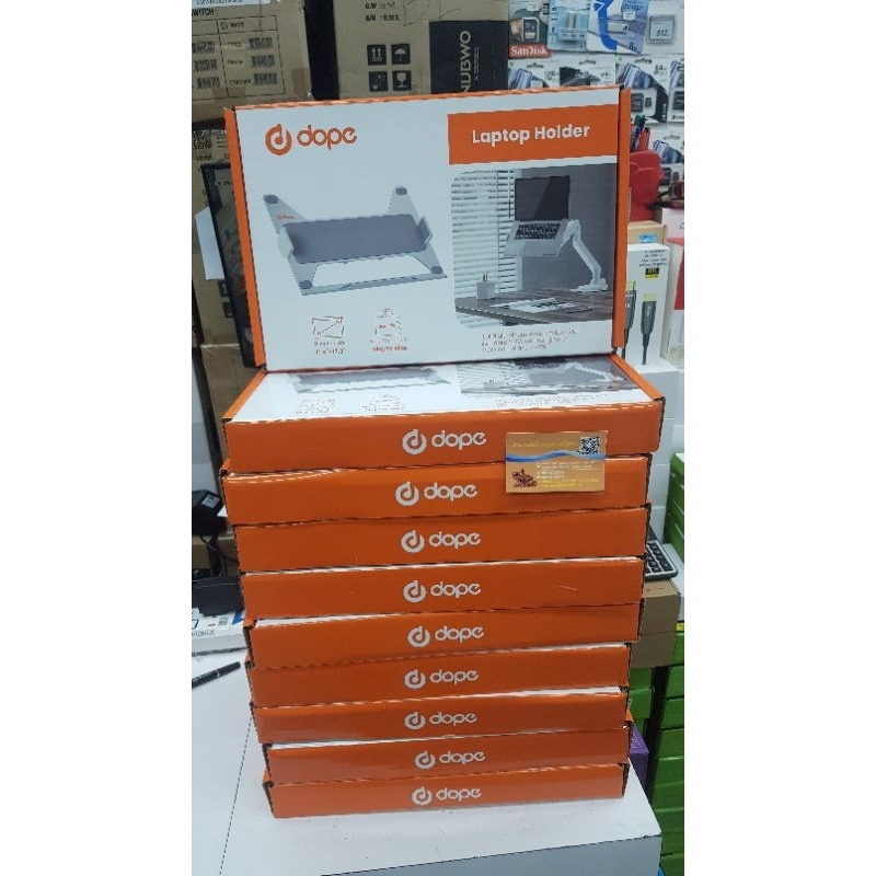 Dope Laptop Holder for Monitor Arm แท่นวาง Laptop สำหรับแขนจับจอ รุ่น DP-92432  ใช้กลับขาจับจอรุ่น DP-92430 DP-92431
