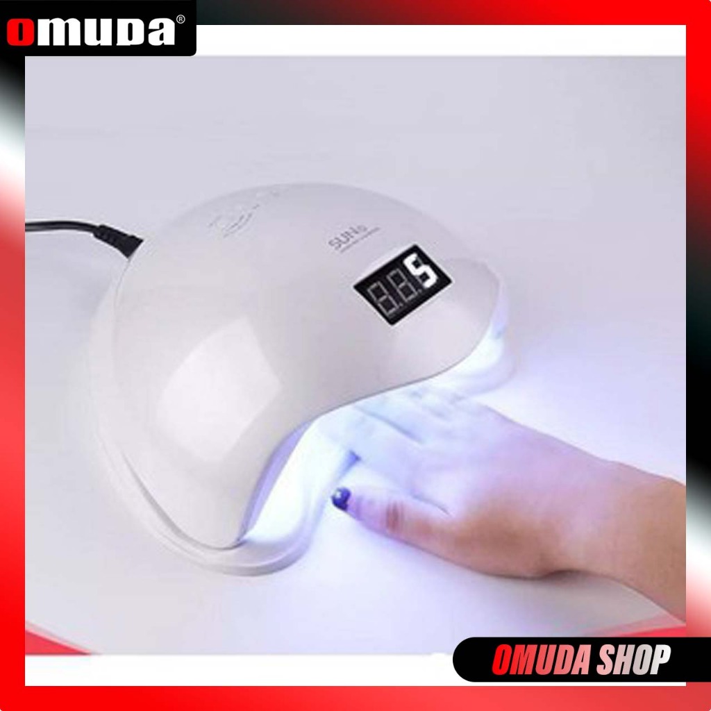 OMUDA_SHOPเครื่องอบเล็บเจลSun5plus48วัตต์ เครื่องอบสีเจลF5 UV LED Smart Lamp 2.0