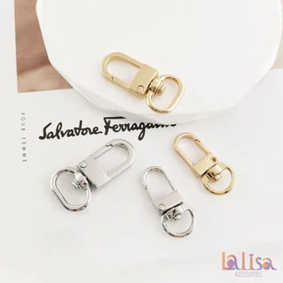 ตะขอคอหมาโลหะผสม อุปกรณ์ตกแต่งกระเป๋า ตะขอคอหมาก้ามปูตัวยู Alloy Dogclips (C-2-A+B,QN-MK11,16)