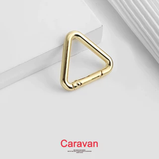 Caravan crew carabiner สามเหลี่ยม โลหะทั้งหมด