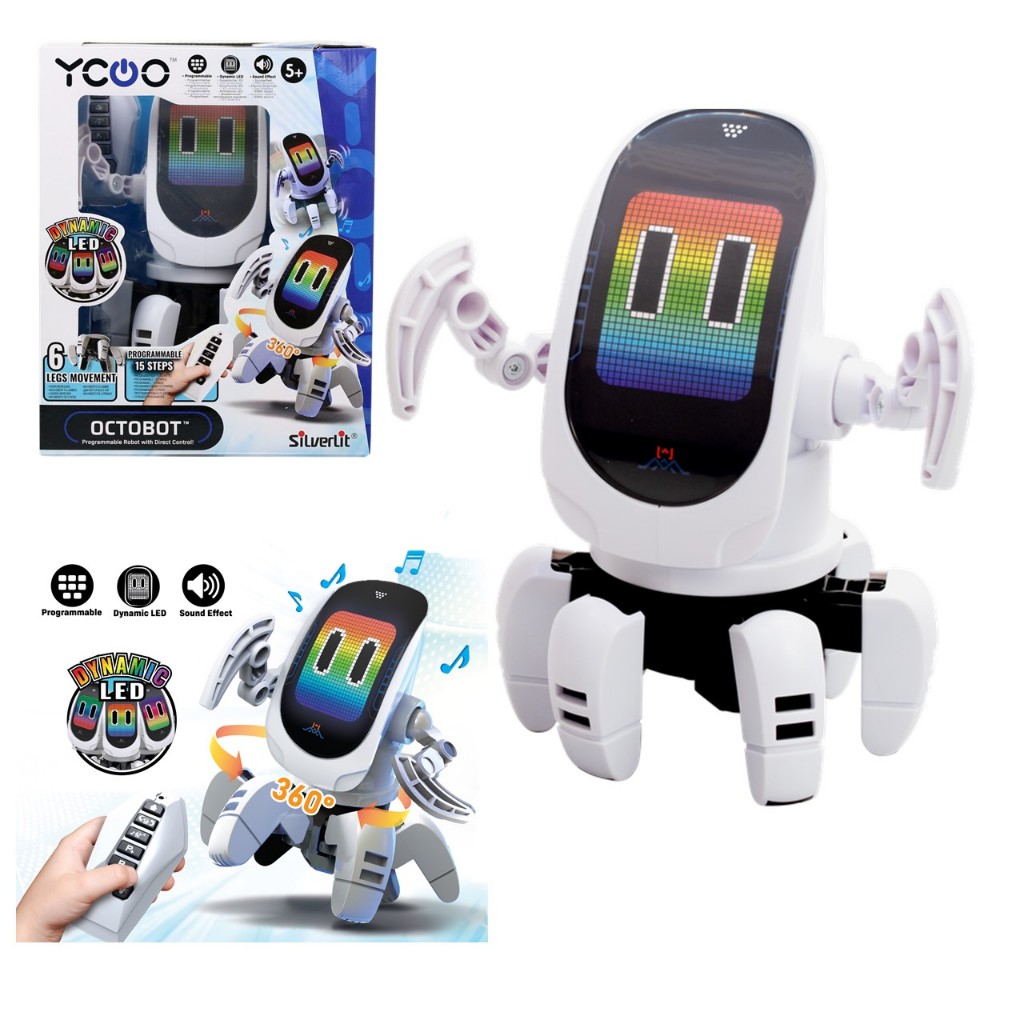 SIlverlit YCOO OCTOBOT หุ่นยนต์บังคับซิลเวอร์ลิท ออคทะบอท รหัส SV88527