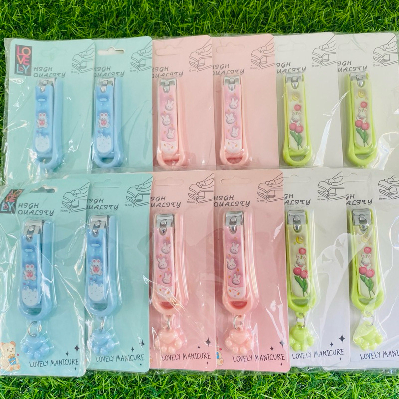 ขายส่ง 12 ชิ้น กรรไกรตัดเล็บห้อยการ์ตูน