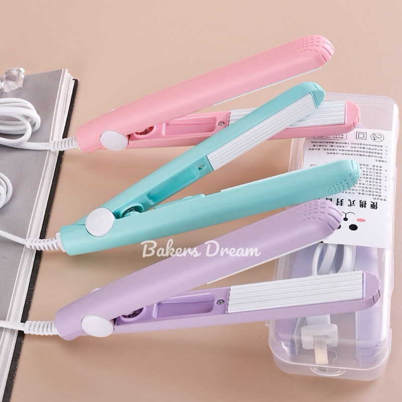 (คละสี) เครืองซีลถุงมินิ เครื่องหนีบมินิ แผ่นหยัก