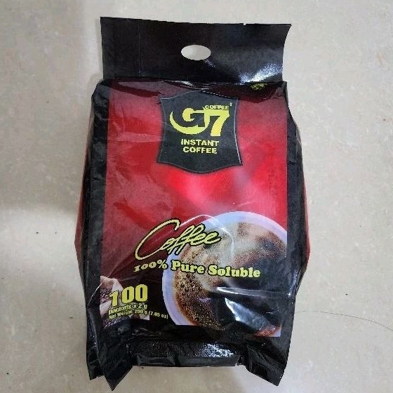 G7 coffee กาแฟดำ 100ซอง