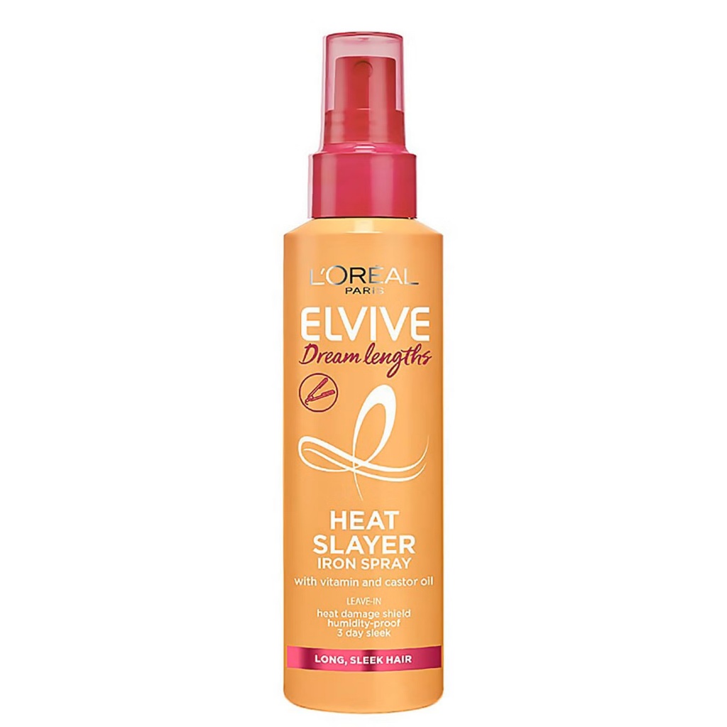 พร้อมส่ง ของแท้ L'Oreal Paris Elvive Dream Lengths Heat Slayer Spray (150ml)/Hair Serum 100ml/Leave In Spray (150ml)