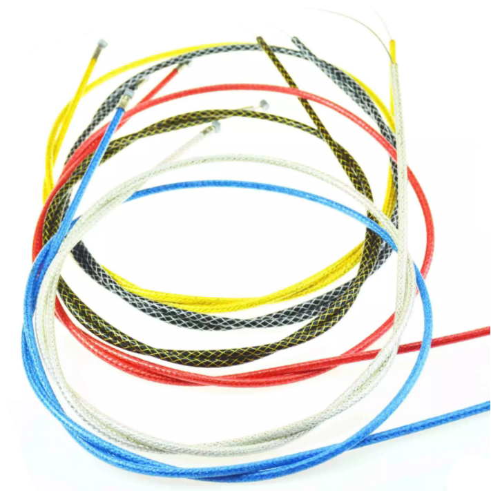 สายคันเร่งระฆังทอง/สายคันเร่งแต่งสำหรับรถมอเตอร์ไซค์ ความยาว 1.30ม. สำหรับรถ HONDA รุ่น WAVE,MSX,KSR