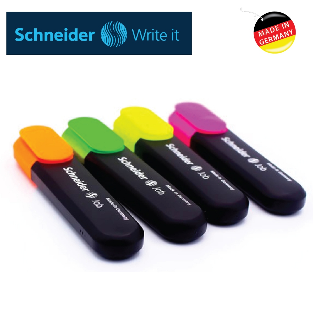 Schneider SC-150 Highlighter ปากกาเน้นข้อความ/ไฮไลท์ ชไนเดอร์ JOB Made in Germany Like Stabilo Staedtler