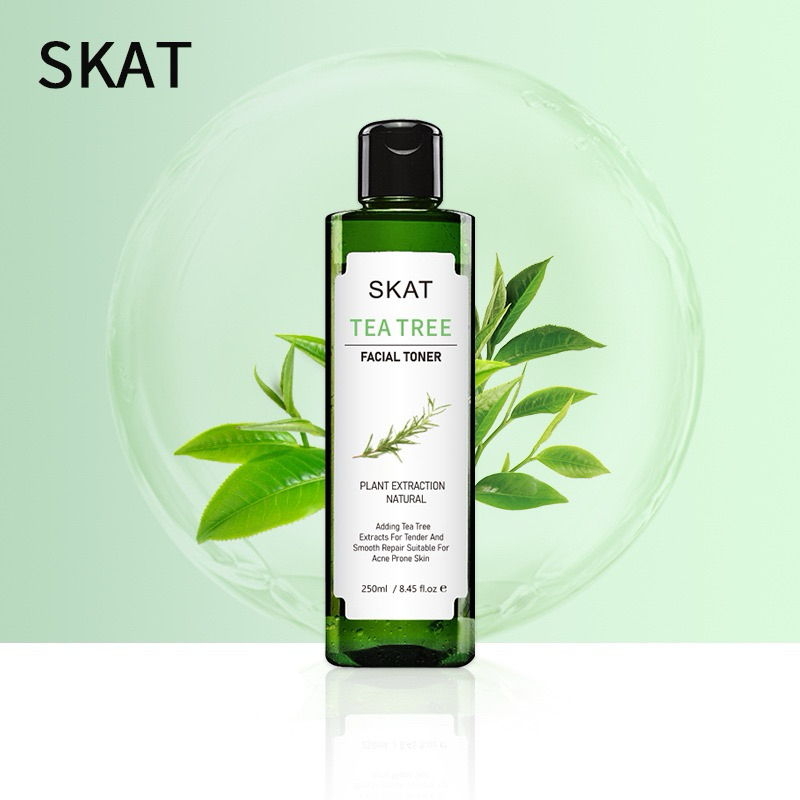 โทนเนอร์ทีทรี SKAT Toner ช่วยป้องกันปัญหาที่ทำให้เกิดสิว และทำความสะอาดสิ่งตกค้างบนใบหน้า 250ml N591