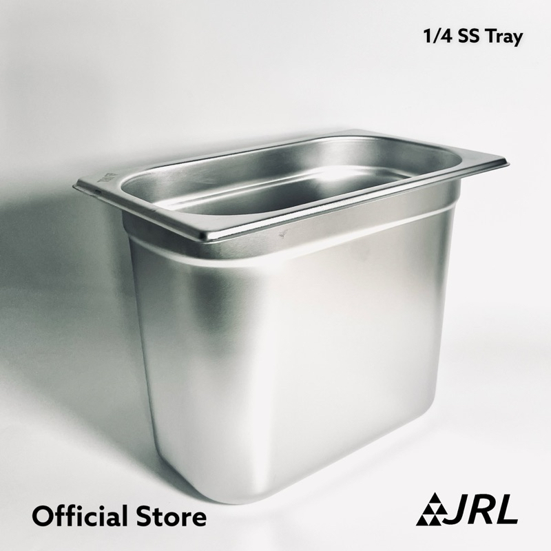 JRL ถาดสแตนเลส 304 ขนาด 1/4 ลึก 20 cm ปริมาตร 5 ลิตร