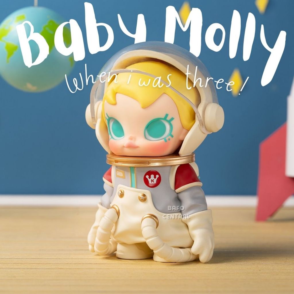 Live 20.00 ** Baby Molly When I was Three ! POP MART พร้อมส่ง