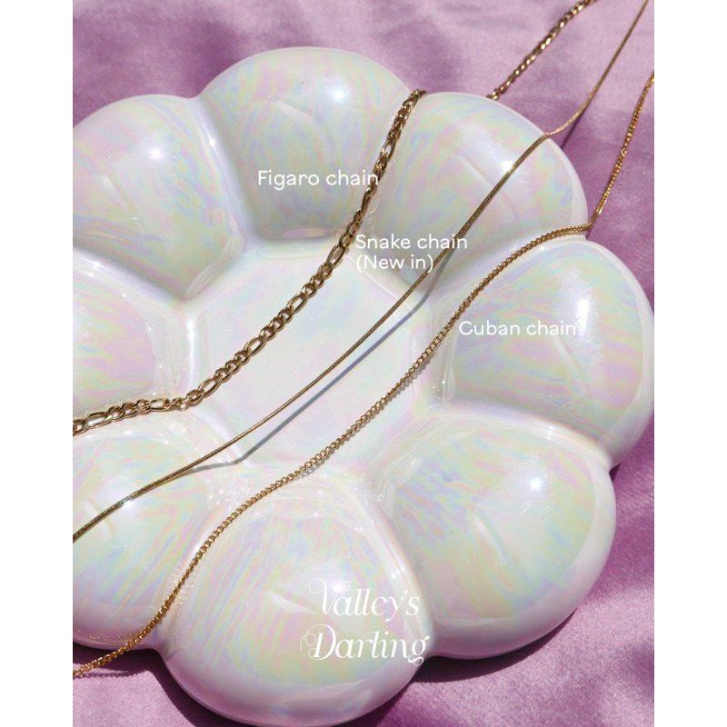 Valleydarley - Plain Chain Necklace (สร้อยโซ่ไม่มีจี้)
