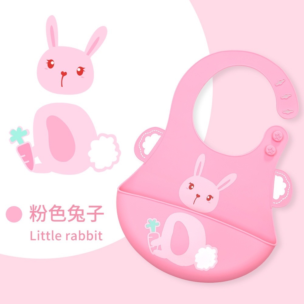 Babyculture -ผ้ากันเปื้อนเด็กกันน้ำ ผ้ากันเปื้อนซิลิโคนสำหรับเด็กเวลากินอาหาร กันน้ำของใช้เด็ก พร้อมส่งจากไทย ลายการ์ตูน