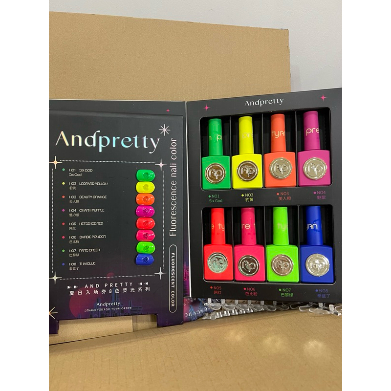 สินค้าพร้อมส่งในไทย นีออนพรีเมี่ยม8สีand pretty