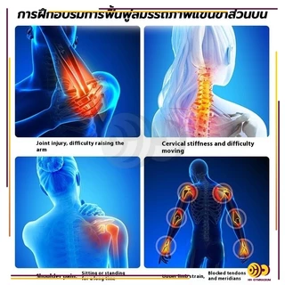 เชือกกายภาพ การฝึกฟื้นฟูสมรรถภาพแขนส่วนบน คอ บ่า ไหล่ อุปกรณ์ลากจูงรอกบริหารข้อไหล่ มาตรฐานด้วยระบบล็อคสองชั้น