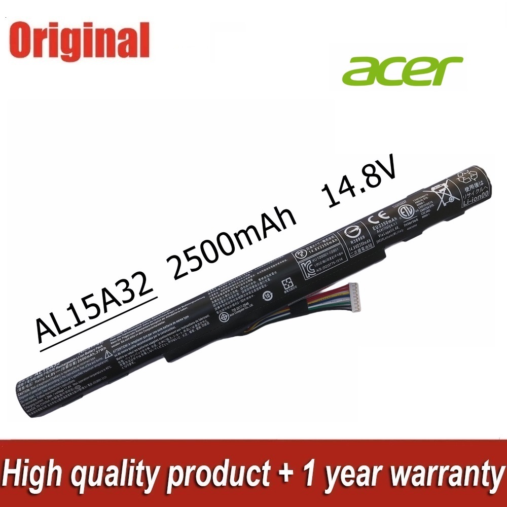 ♛แบตเตอรี่ โน้ตบุ๊ค แล็ปท็อป Acer AL15A32 2600mAh สำหรับ Aspire Battery Notebook Laptop
