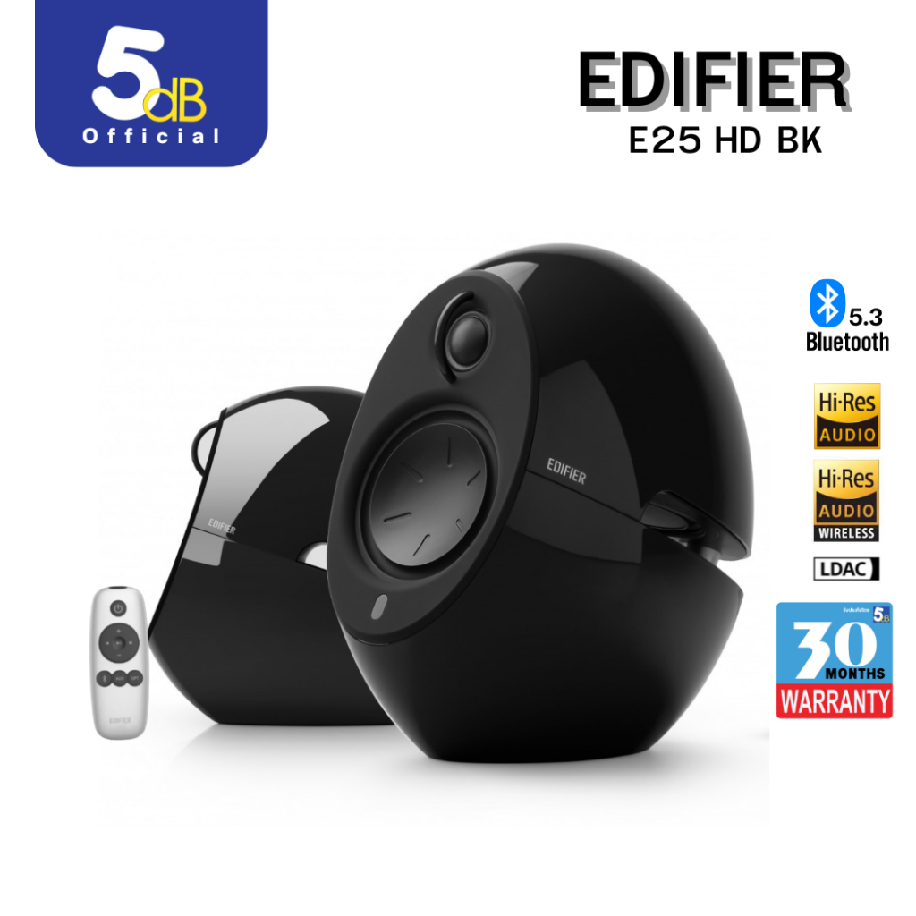 EDIFIER E25HD New 2024 Bluetooth5.3 LDAC HI-RES Audio Wireless รับประกันศูนย์ไทย 30เดือน
