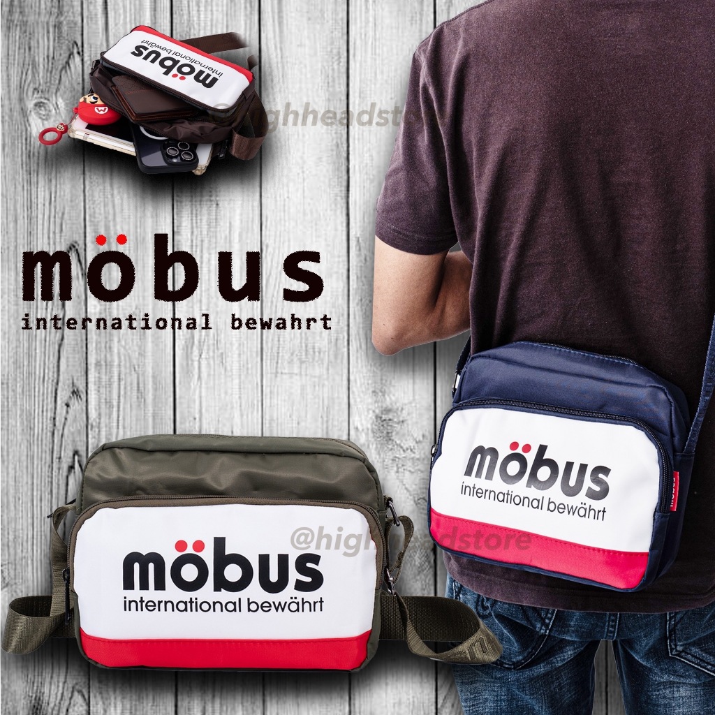 HIGHHEAD กระเป๋าสะพายข้าง Mobus มีหลายสี H-1623