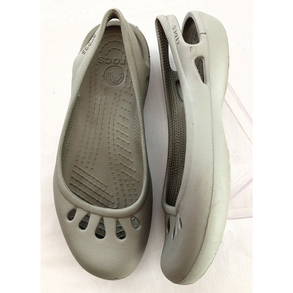 รองเท้าคัทชูมือสอง ยาว 24 ซม. ไซส์ 38 (W7) Crocs