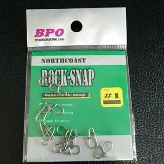 กิ๊บตีเหยื่อปลอม BPO NORTH COAST รุ่น ROCK-SNAP แข็งแรง ทนทานผ่านการเทสมาแล้วรับน้ำหนักได้มากถึง 50 กิโล