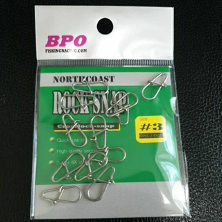กิ๊บตีเหยื่อปลอม BPO NORTH COAST รุ่น ROCK-SNAP แข็งแรง ทนทานผ่านการเทสมาแล้วรับน้ำหนักได้มากถึง 50 กิโล