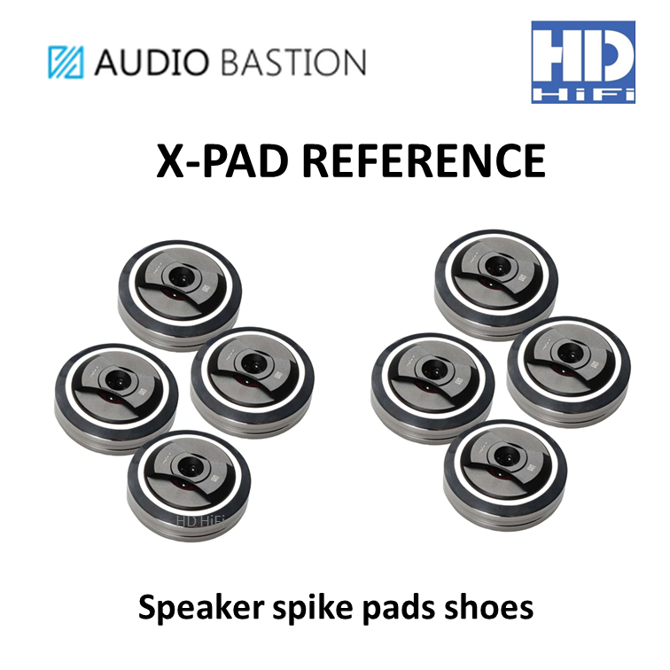 Audio Bastion X-PAD REFERENCE Carbon Speaker spike pads shoes (Set of 8pcs)