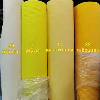ผ้าเมตร ผ้าโทเรคอตตอน ฝ้ายผสม หน้า45นิ้ว (110เซน)