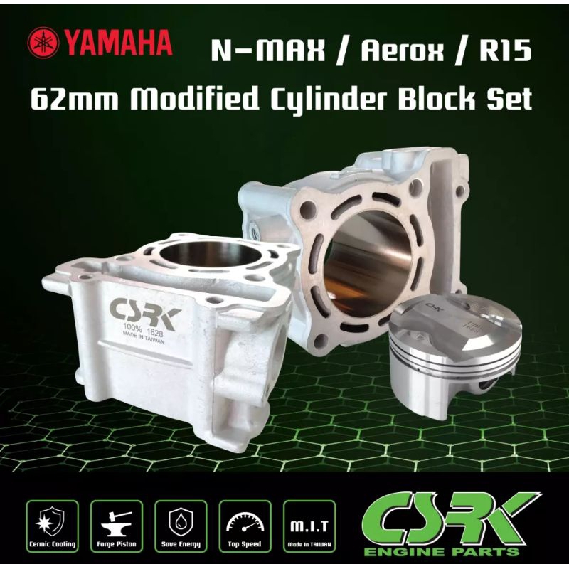 ชุดคิท csrk 62 nmax aerox r15 exciter r15 lexi wr