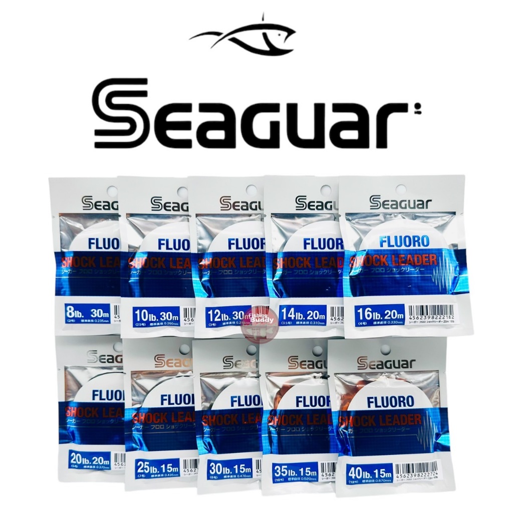สายฟูโล สายช็อคลีด SEAGUAR FLUORO SHOCKLEADER MADE IN JAPAN ของแท้ 100%
