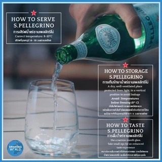 🌟พร้อมส่ง🌟 SanPellegrino Sparkling Mineral Water 500ml x 24 (PET)น้ำแร่อัดแก๊สธรรมชาติ 24ขวด/พลาสติก
