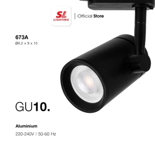 SL LIGHTING | Track Light GU10 โคมไฟแทรคไลท์ โคมไฟติดราง,ติดลอย โคมไฟส่องเฉพาะจุด รุ่น 673A, 674A, 674C