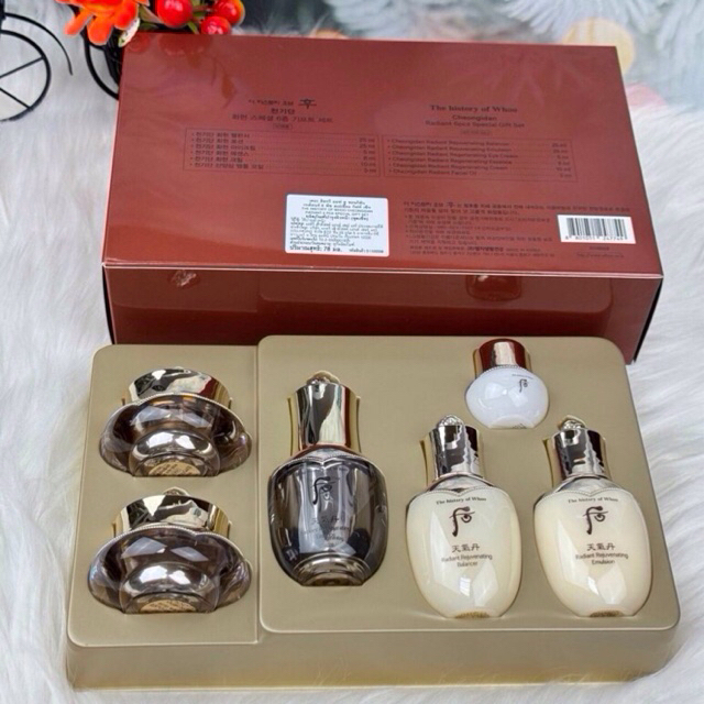 The History Of Whoo Cheongidan Radiant 6 Pcs Special Gift Set	