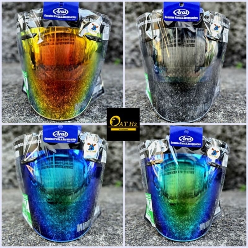 กระจกแท้ Arai Shield Vas-Z ใส่ Ram หมวกครึ่งใบ