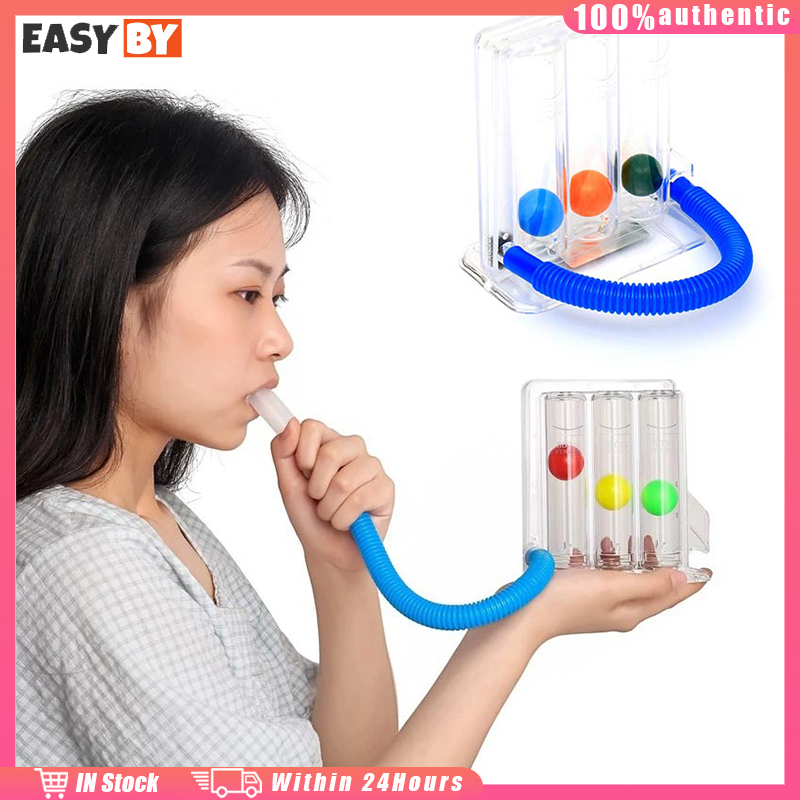 เครื่องช่วยบริหารปอด เครื่องดูดบริหารปอด Triballs Incentive Spirometer แบบ Triflow จัดส่งรวดเร็ว