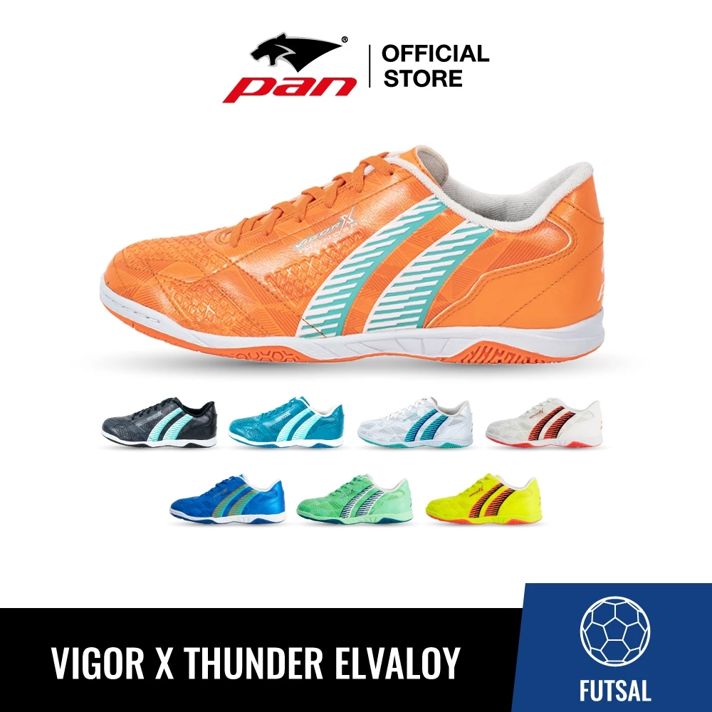[PANTSDGWS ลด 100] PAN รองเท้าฟุตซอล รุ่น VIGOR X THUNDER ELVALOY PF14PB