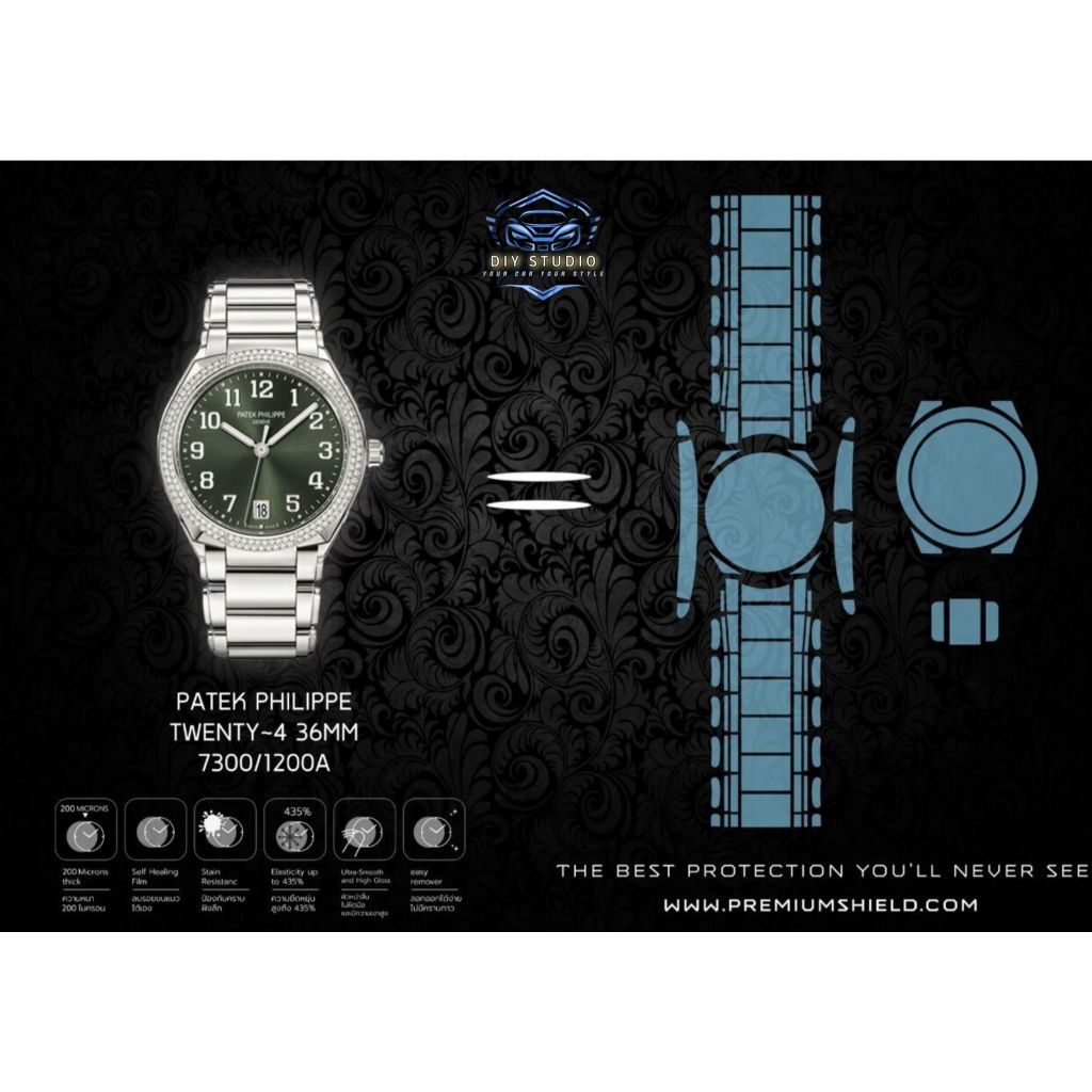 ฟิล์มใสกันรอยนาฬิกา รุ่นTWENTY~4 36MM 73001200A