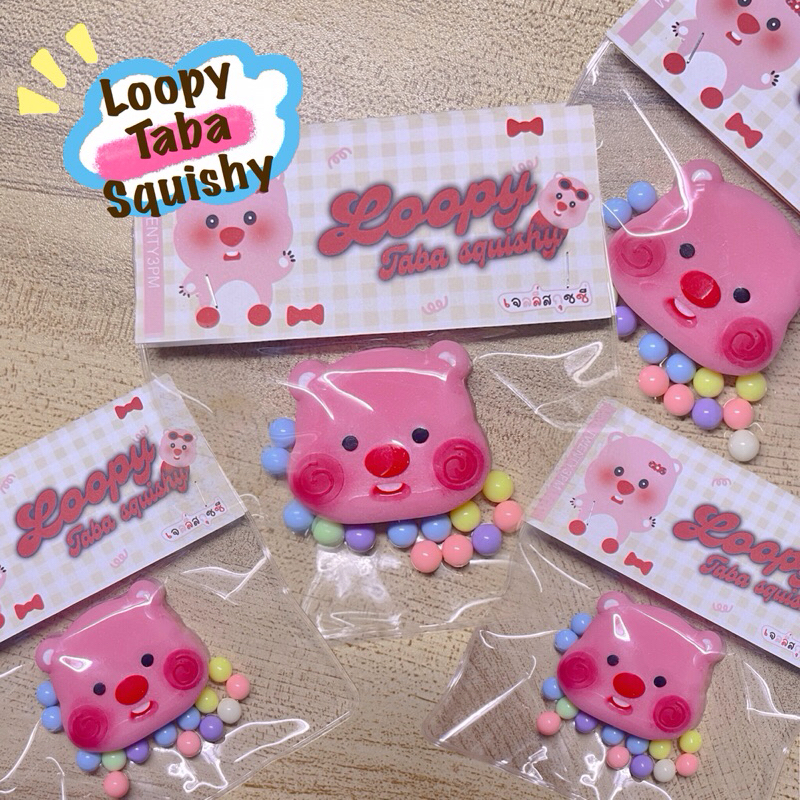ลูปี้ทาบะสกุชชี่ loopy taba squishy homemade