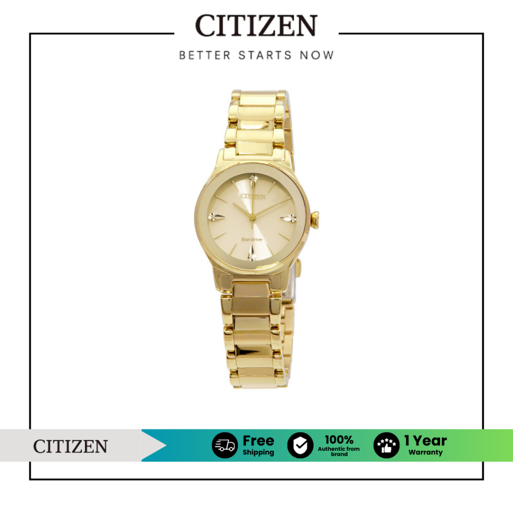 CITIZEN Eco-Drive EM0732-51P Lady Watch ( นาฬิกาผู้หญิงพลังงานแสง )
