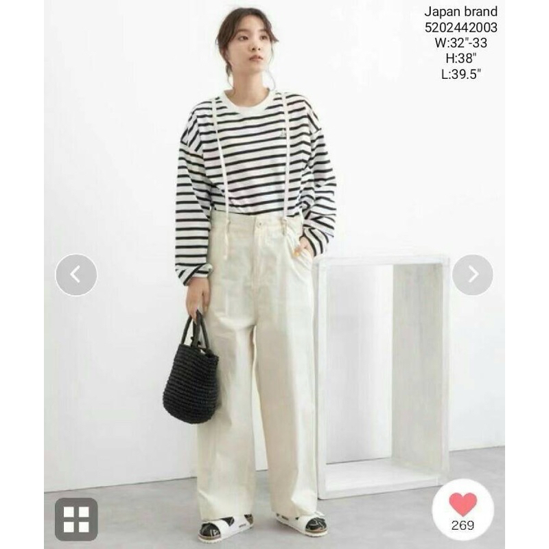 Japanese style jeans pants outlet price กางเกงปักป้ายีนส์งานญี่ปุ่นราคาโรงงาน W:32”-33”” H:38” L:39.