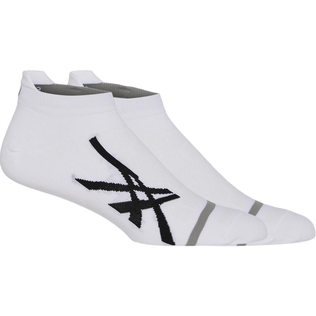 ASICS : LIGHT SINGLE TAB UNISEX RUNNING ชายหญิง ถุงเท้า ของแท้ BRILLIANT WHITE