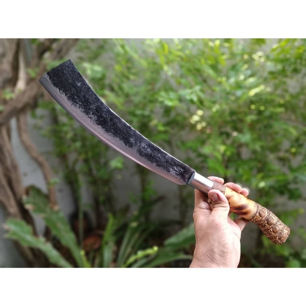 ปารัง มีดปารัง มีดแรมโบ้ Parang Rambo knife อีตัด มาเชเต้ มีดเดินป่า มีดใช้งาน ใบ 11.4 ตีร้อนชุบแข็ง