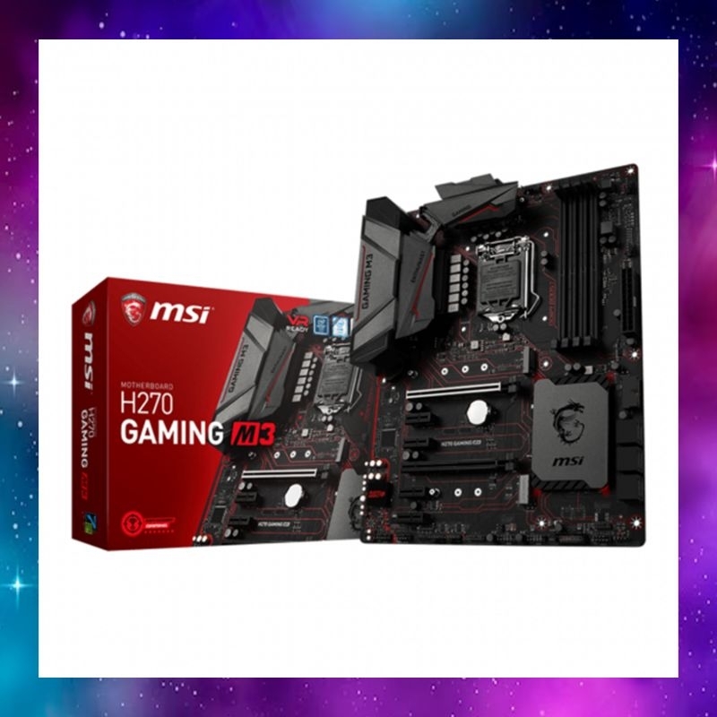 เมนบอร์ด 1151 msi h270 gaming m3 ddr4 (มือสอง)